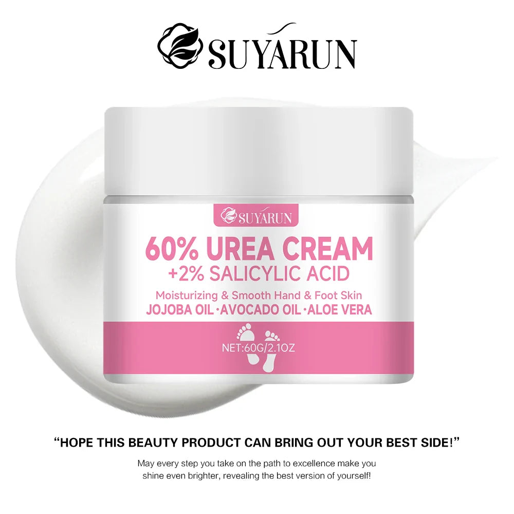 SUYARUN 60% Urea Foot Cream – Callus Remover & Deep Moisturizer