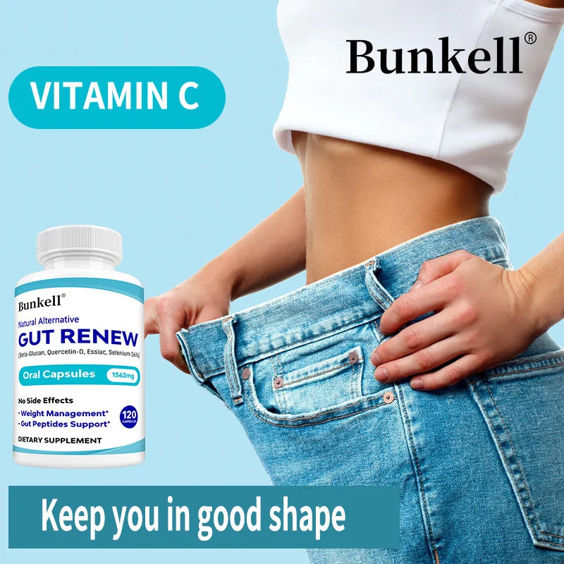 Bunkell Gut Health Supplement – Probiotic, Liver Detox & Immune Support