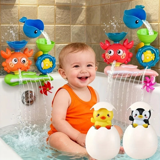 Baby Bath Wall Track Toy – Monkey & Caterpillar Water Play Kids Bath Toy Oasis Select