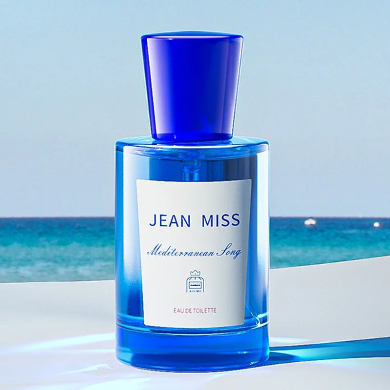 Blue Mediterranean Eau De Toilette 50ml Women Men Peach Fig Lemon Fragrance Long Lasting Fresh Ocean Scent Dating Spray Perfume Peaceful Pleasures Health and Wellness