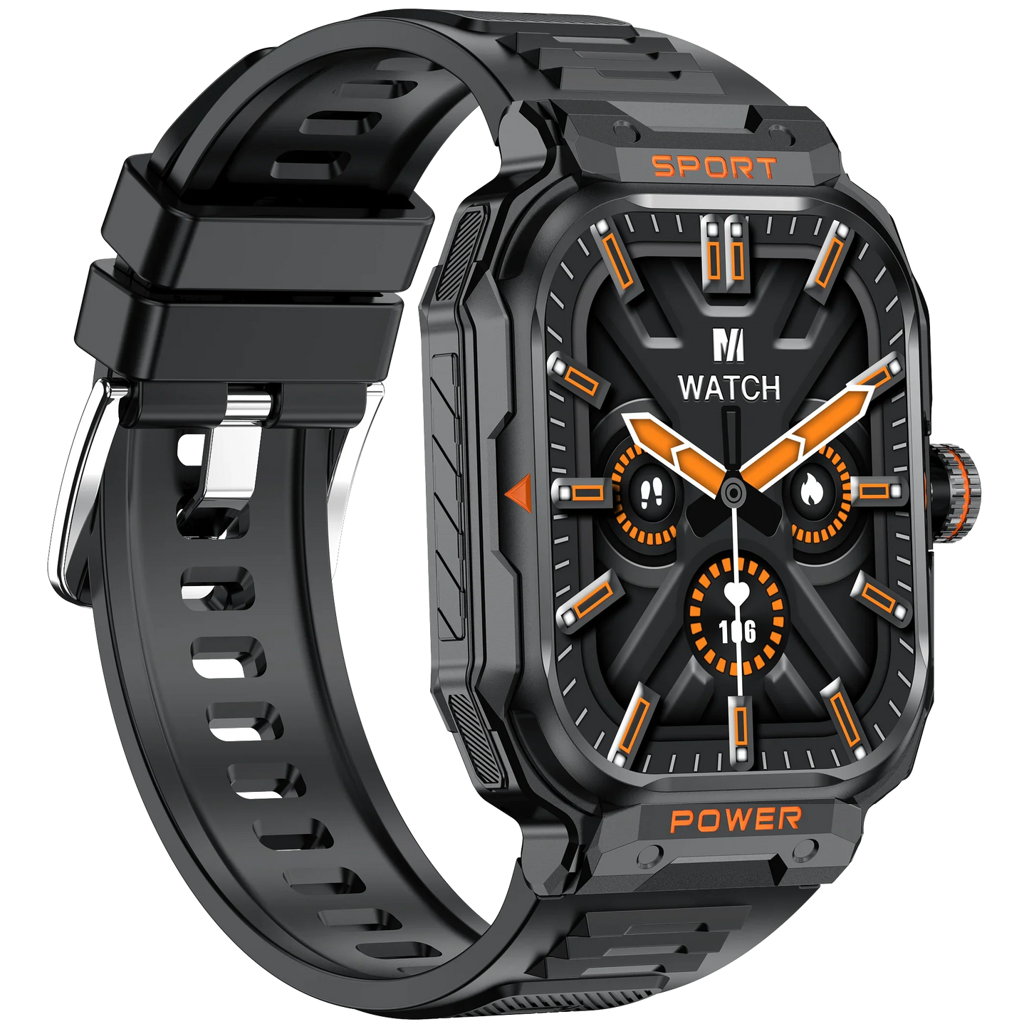 2-in-1 Smartwatch & Headphones 2.01" HD NFC Bluetooth 5.2