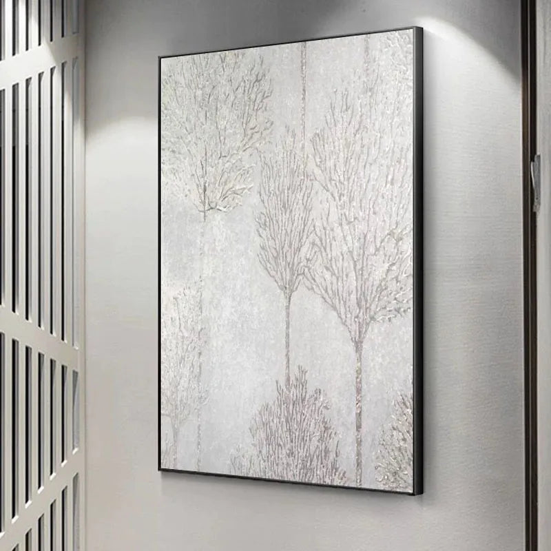 Luxury Abstract Modern Minimalist Style Living Room Sofa Background Wall Bedroom Decoration Hangmade OilPainting Hanging Picture Peaceful Pleasures Health and Wellness