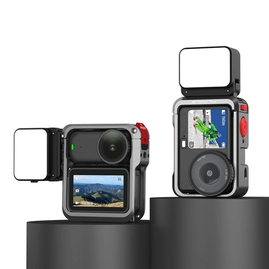 4-Level Adjustable Light Smooth 4-Step Dimming For DJI OSMO ACTION 6 Fill Light Selfie Lighting Photography Accessory Peaceful Pleasures Health and Wellness Default Title