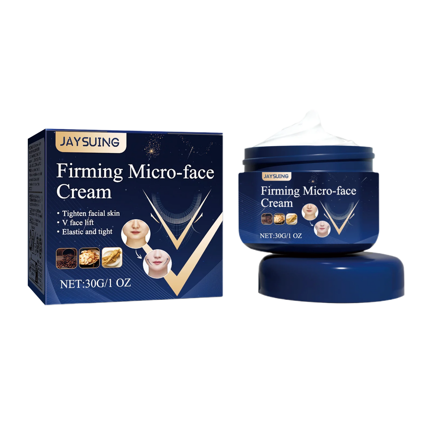 Jaysuing V-Line Lifting Firming Face & Neck Cream 30g