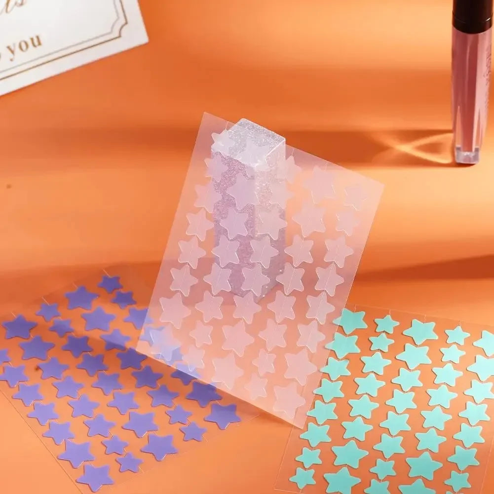 40pcs/120pcs Colorful PE Pimple Patches Cute Star Shaped Pimple Cover Sticker Invisible Pimple Cover Removal Pimple Patch Peaceful Pleasures Health and Wellness