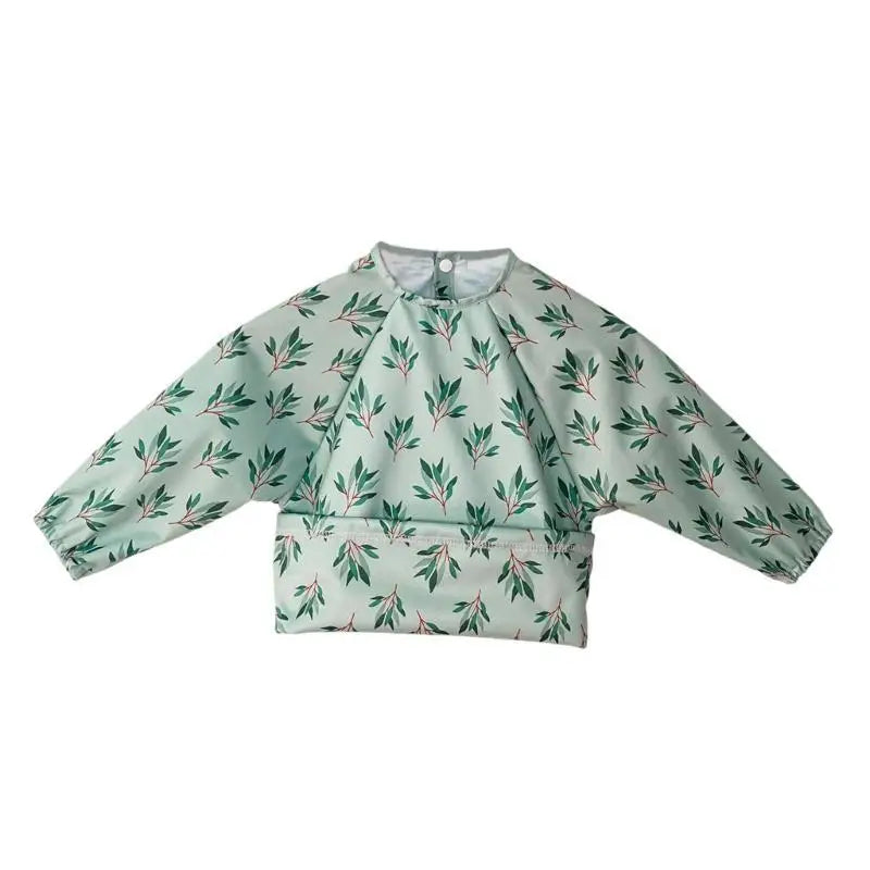 Long Sleeve Baby Weaning Bib | Toddler Coverall Feeding Apron