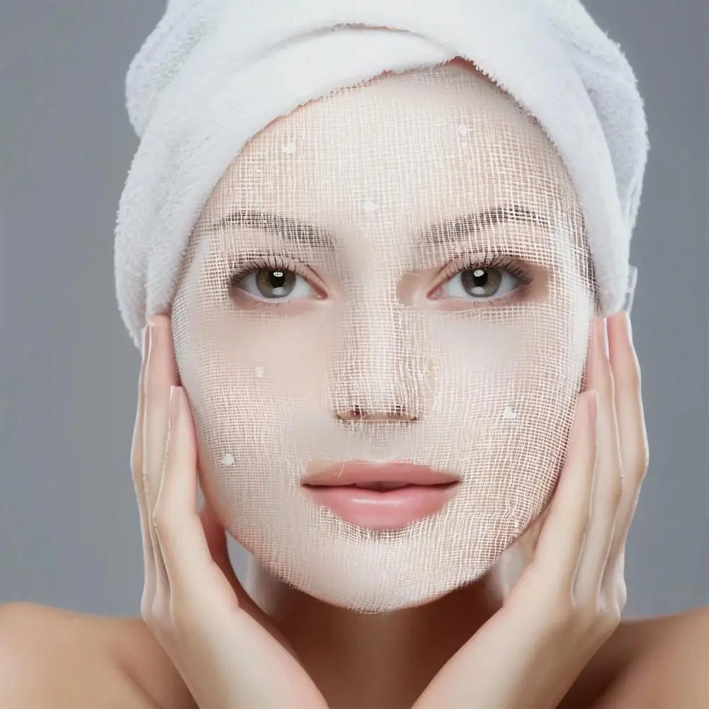 50-Pack Precut Gauze Facial Mask Sheets – DIY Skincare & Spa