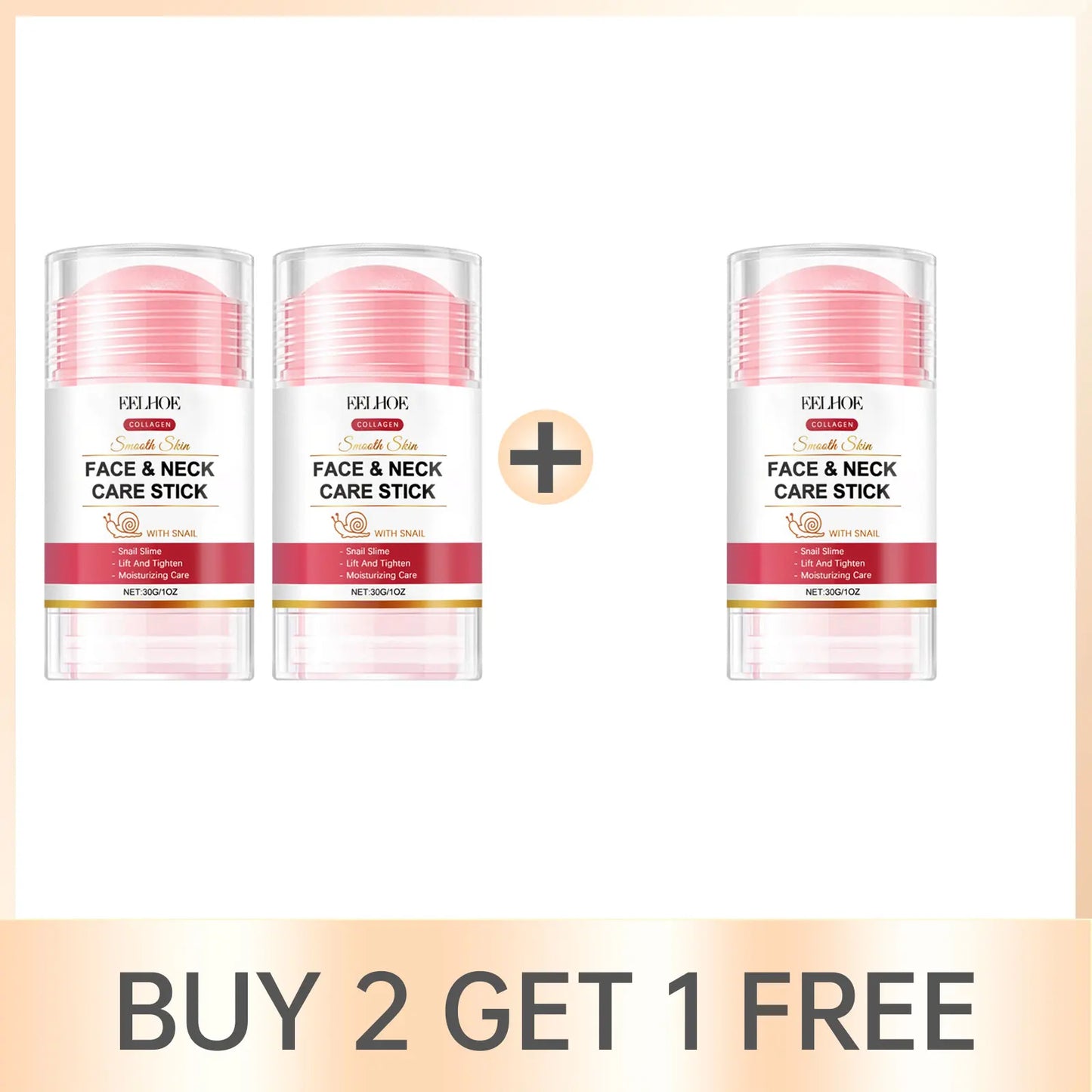 EELHOE Collagen Cream Stick – Face & Neck Firming Anti-Aging Firming Face Cream Oasis Select Buy 2 Get 1 Free