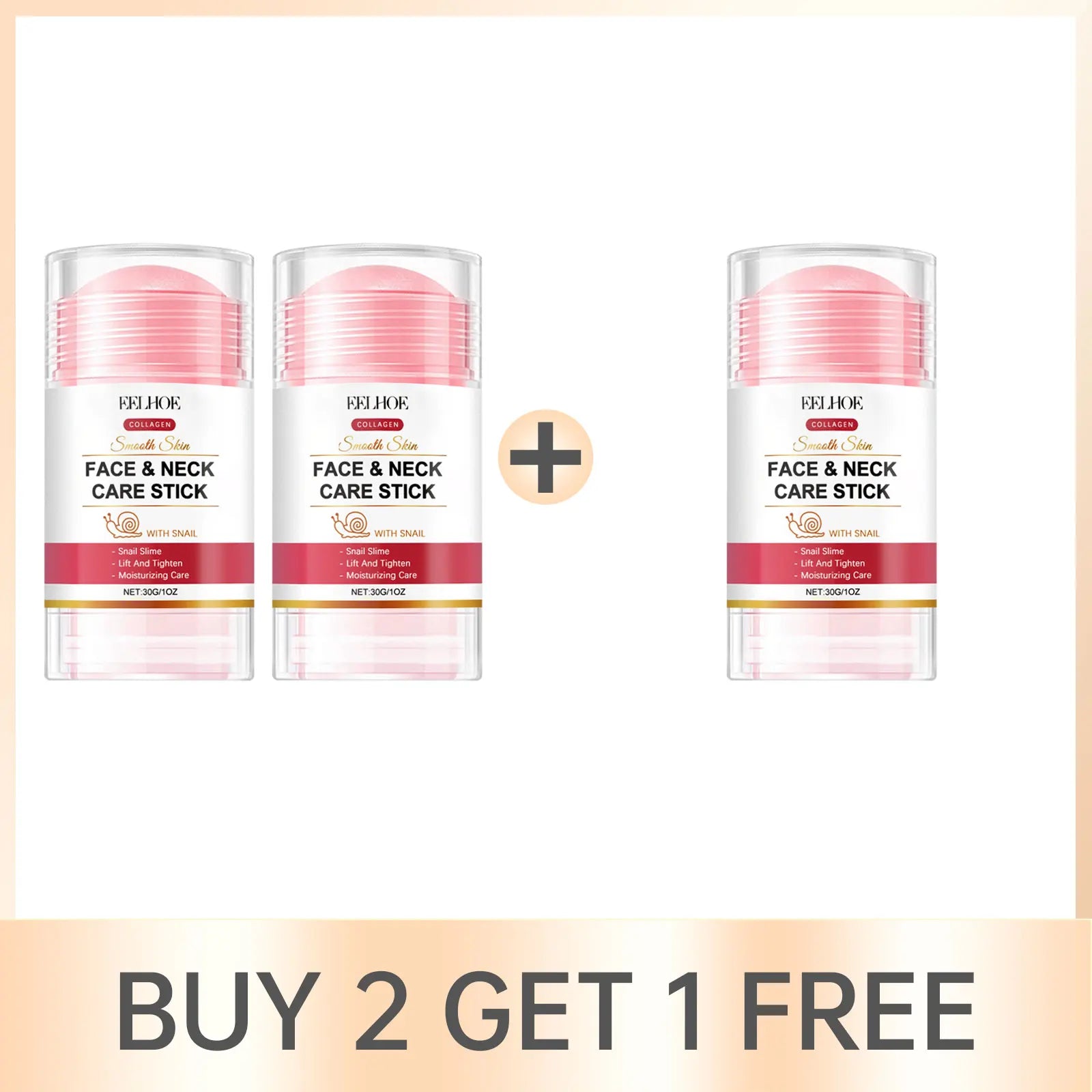 EELHOE Collagen Cream Stick – Face & Neck Firming Anti-Aging Firming Face Cream Oasis Select Buy 2 Get 1 Free