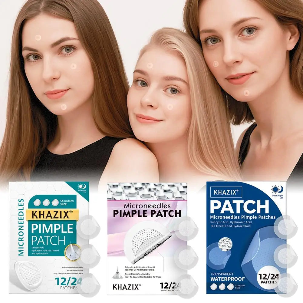 Micro Needle Pimple Patches – Hydrocolloid Acne Patches, 12/24 Count Peaceful Pleasures Health and Wellness