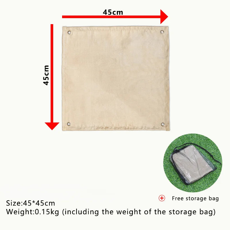 Fireproof Fiberglass Blanket Mat for Camping, BBQ & Fire Pit Fireproof Insulation Mat Peaceful Pleasures Health and Wellness