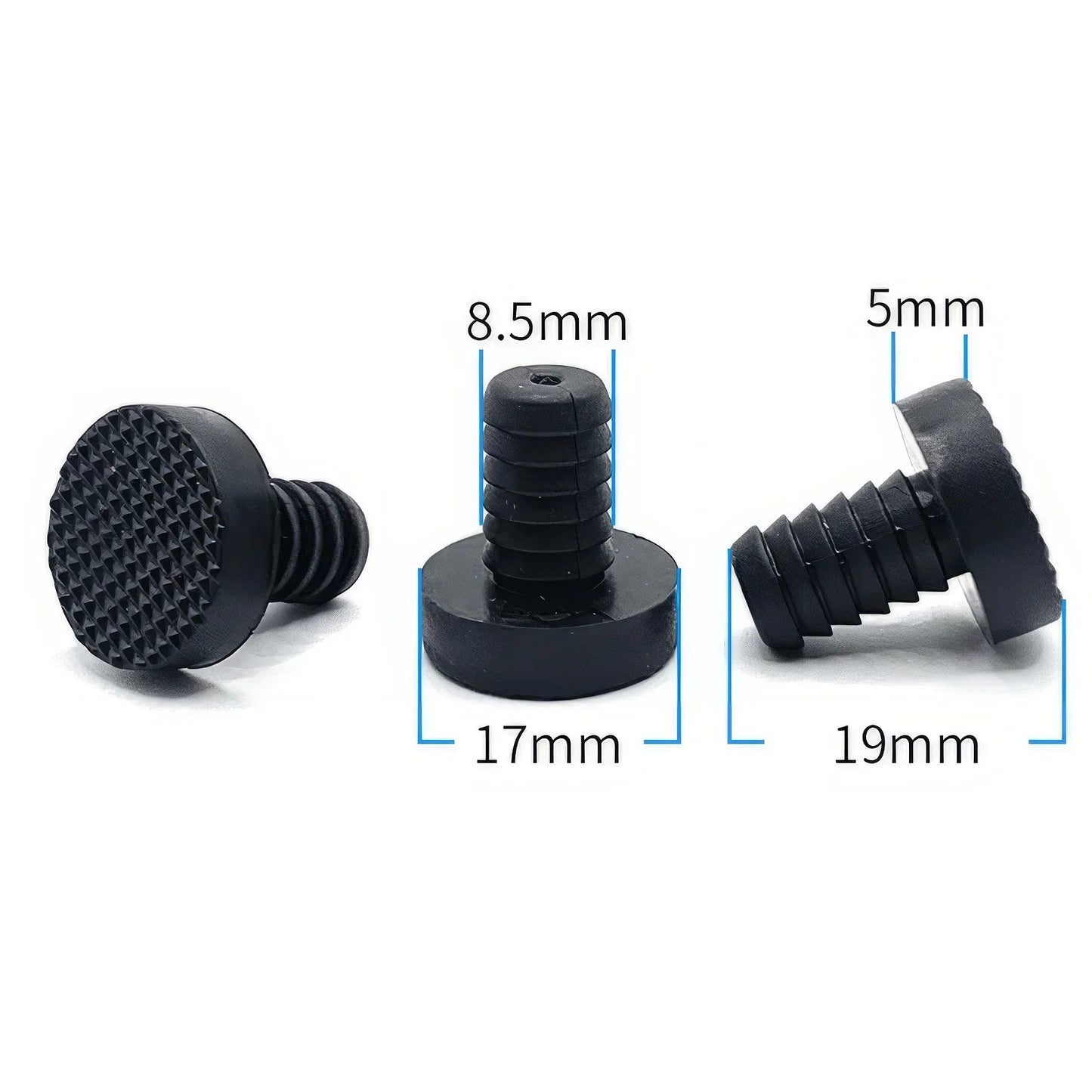 Mini Rubber Hole Plugs – Furniture Leg Caps & Floor Protectors