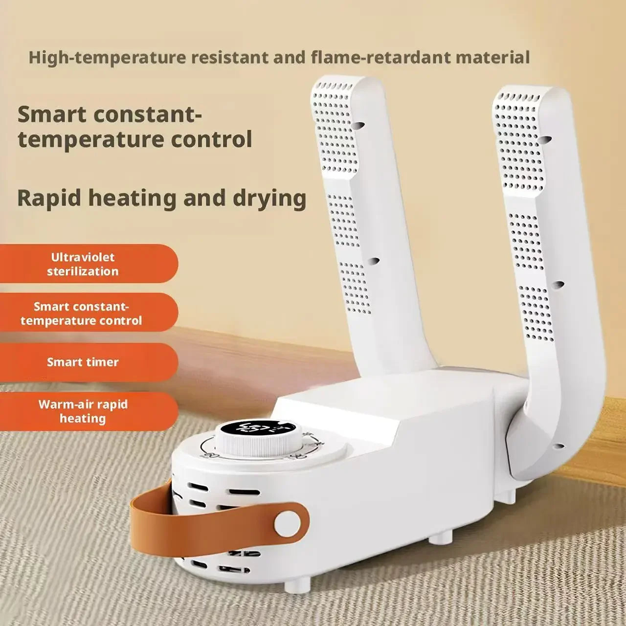 Portable Electric Boot Dryer Foldable Constant Temperature Deodorizing Sterilizing Shoe Drying Machine Household Dorm Use Peaceful Pleasures Health and Wellness
