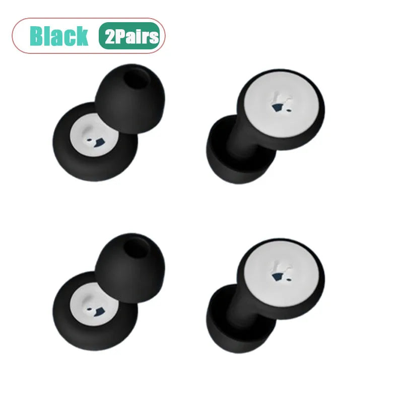 Silicone Noise Cancelling Earplugs – Glow Dark, Side Sleepers