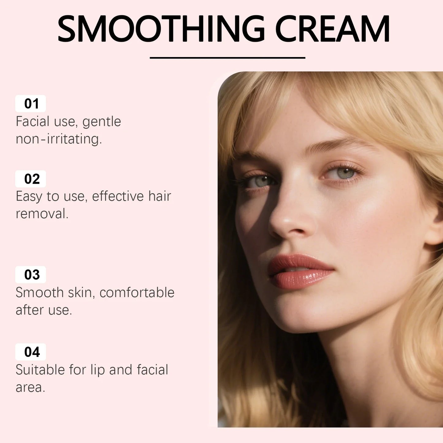 Gentle Facial Hair Removal Cream – Sensitive Skin 50g