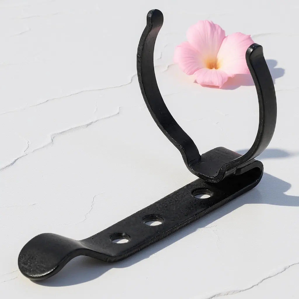 Heavy Duty Flashlight Clip Metal Detachable Adjustable Belt Pocket Hat Holder Outdoor Work Flashlight Storage Holder Peaceful Pleasures Health and Wellness Default Title