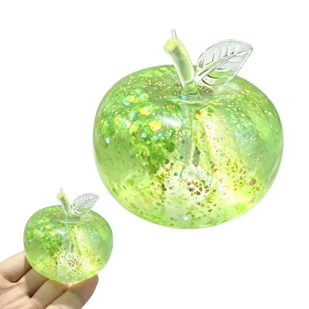 Green Apple Squeeze Fidget Toy | Sensory Squishy Gift