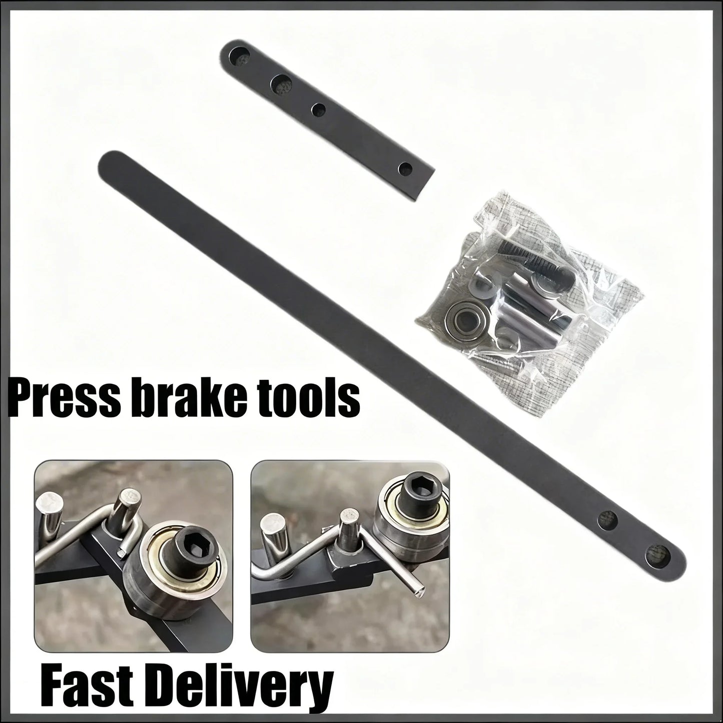 Manual Steel Fixture Bender – Bearing Design for DIY & Garden
