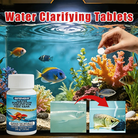 Aquarium Water Clarifier Tablets – Clear Cloudy Fish Tank Fast Aquarium Water Clarifier Oasis Select