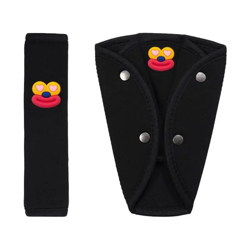 Kids Car Seat Belt Pads – Soft Ice Silk Shoulder Protector 2 Pack
