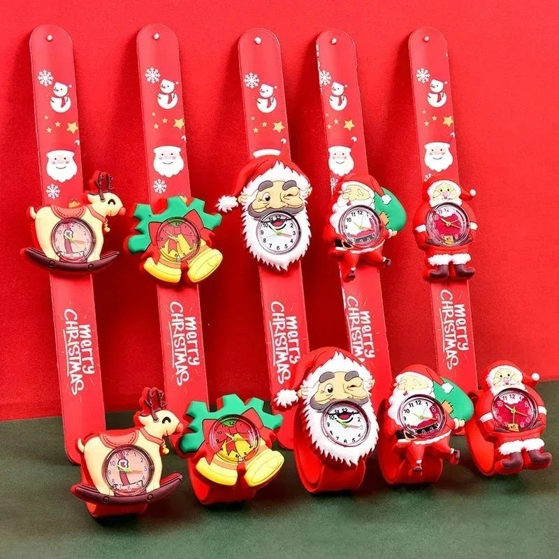 Kids Christmas Cartoon Watch | Birthday Class Gift, 1–10 Pack
