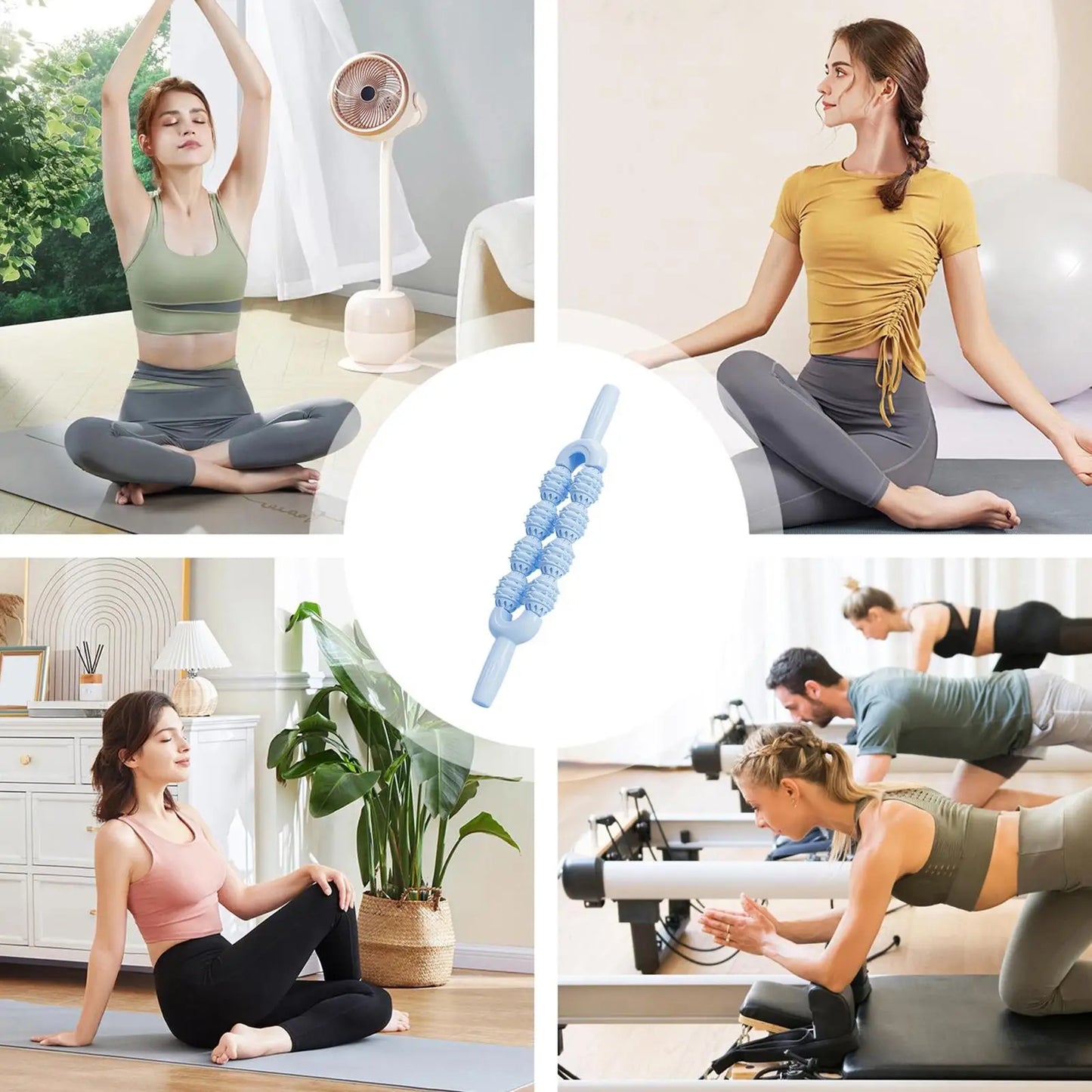 Massage Roller Stick – Non-Slip, Deep Rolling for Body & Legs