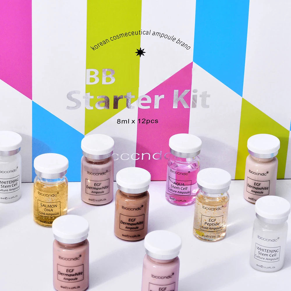 Korea BB Cream Glow Beginner Starter Kit Niacinamide/Peptide Face Skin Care Serum Essence Peaceful Pleasures Health and Wellness