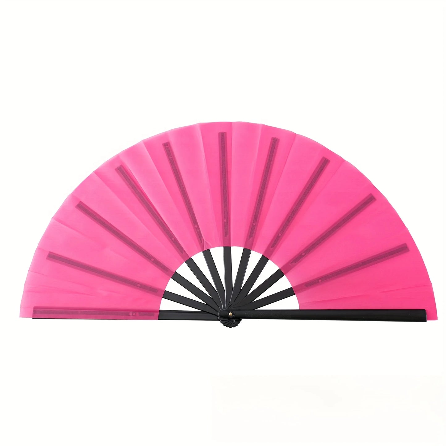 Large Holographic Folding Hand Fan | Line Dancing Clap Fan
