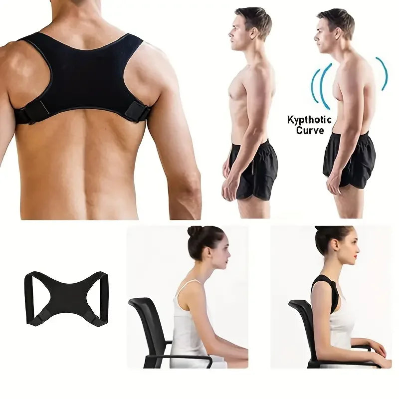 Ergonomic Back Support Adjustable Posture Corrector For Men And Women To Improve Kyphosis And Straighten The Spine Peaceful Pleasures Health and Wellness