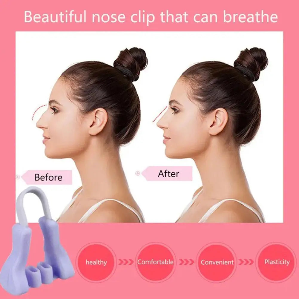 Silicone Nose Shaper Clip – Painless Nose Bridge Enhancer & Corrector for Wide Noses (Women & Men) Peaceful Pleasures Health and Wellness