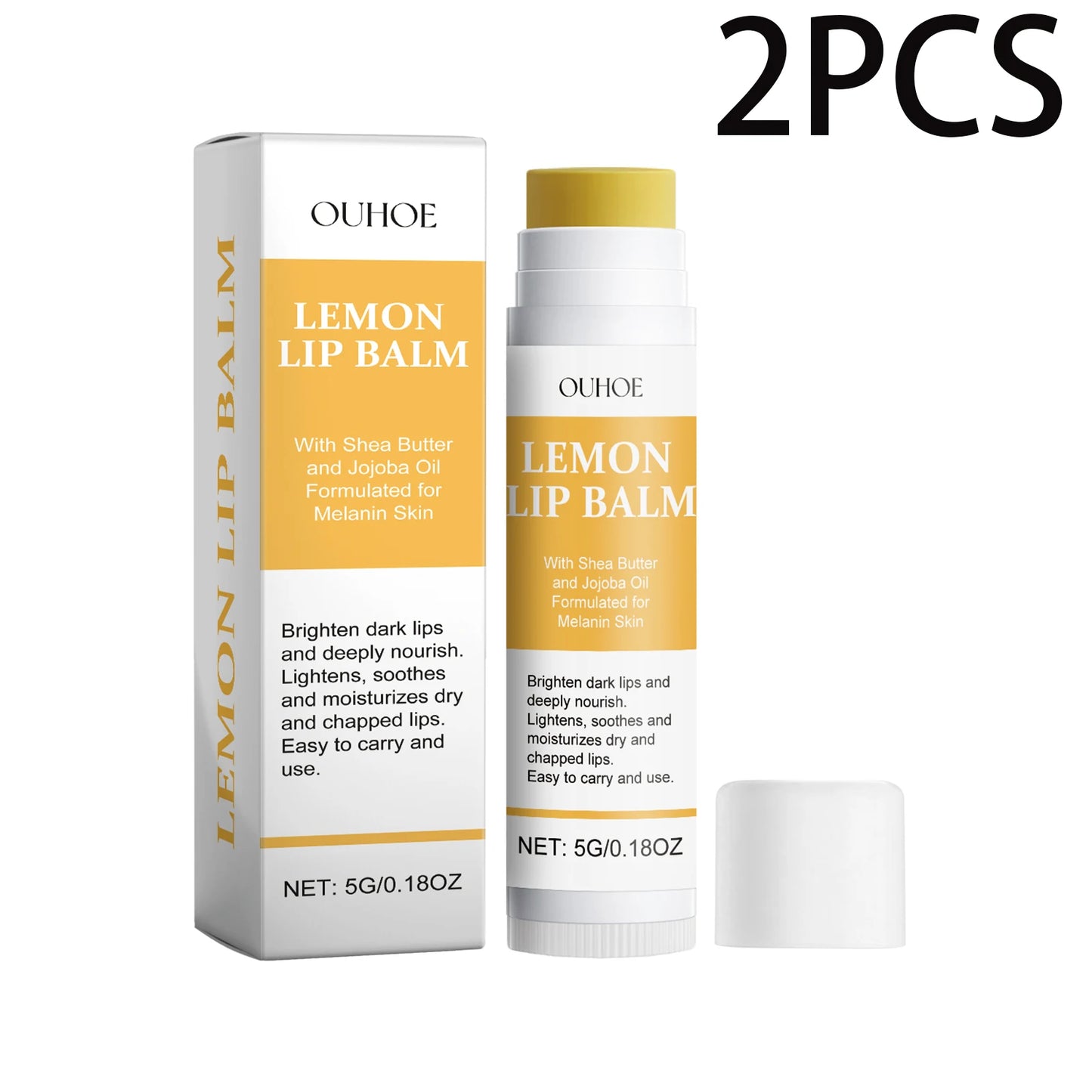 Dark Lip Lightening Balm – Korean Melanin Mask & Gloss Oil