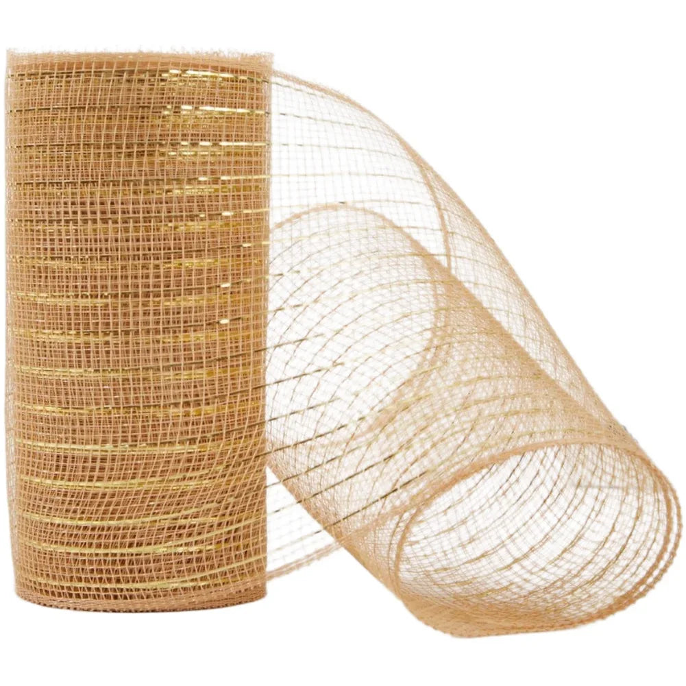 10 Yard PP Mesh Ribbon Roll Christmas Garland Material Holiday