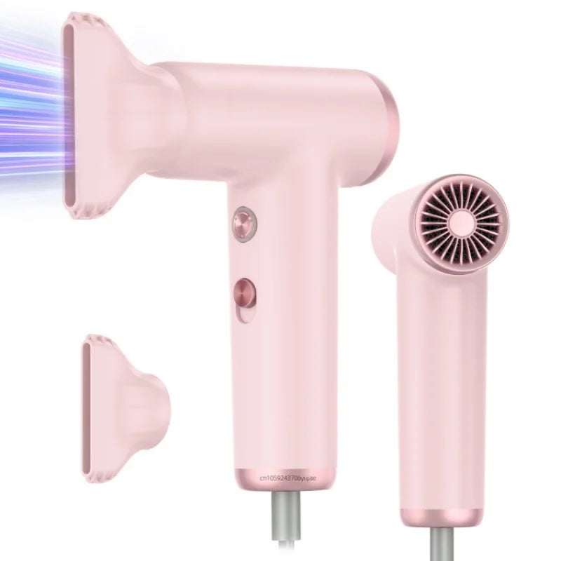 Popular Mini Hair Dryer Portable Travel Constant Temperature Hair Care Negative Ion Cold And Hot Air Gear High-Speed Blower 2025 Peaceful Pleasures Health and Wellness Pink AU