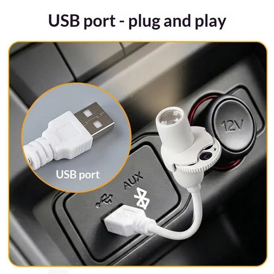 Galaxy Projector USB Night Light – Stars & Planets for Bedroom Galaxy Night Projector Peaceful Pleasures Health and Wellness