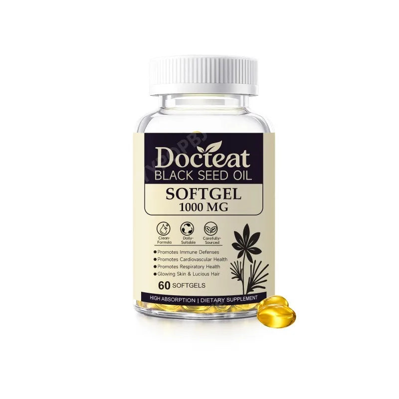 Black Seed Oil Softgels – Daily Immune Support | 60 Count