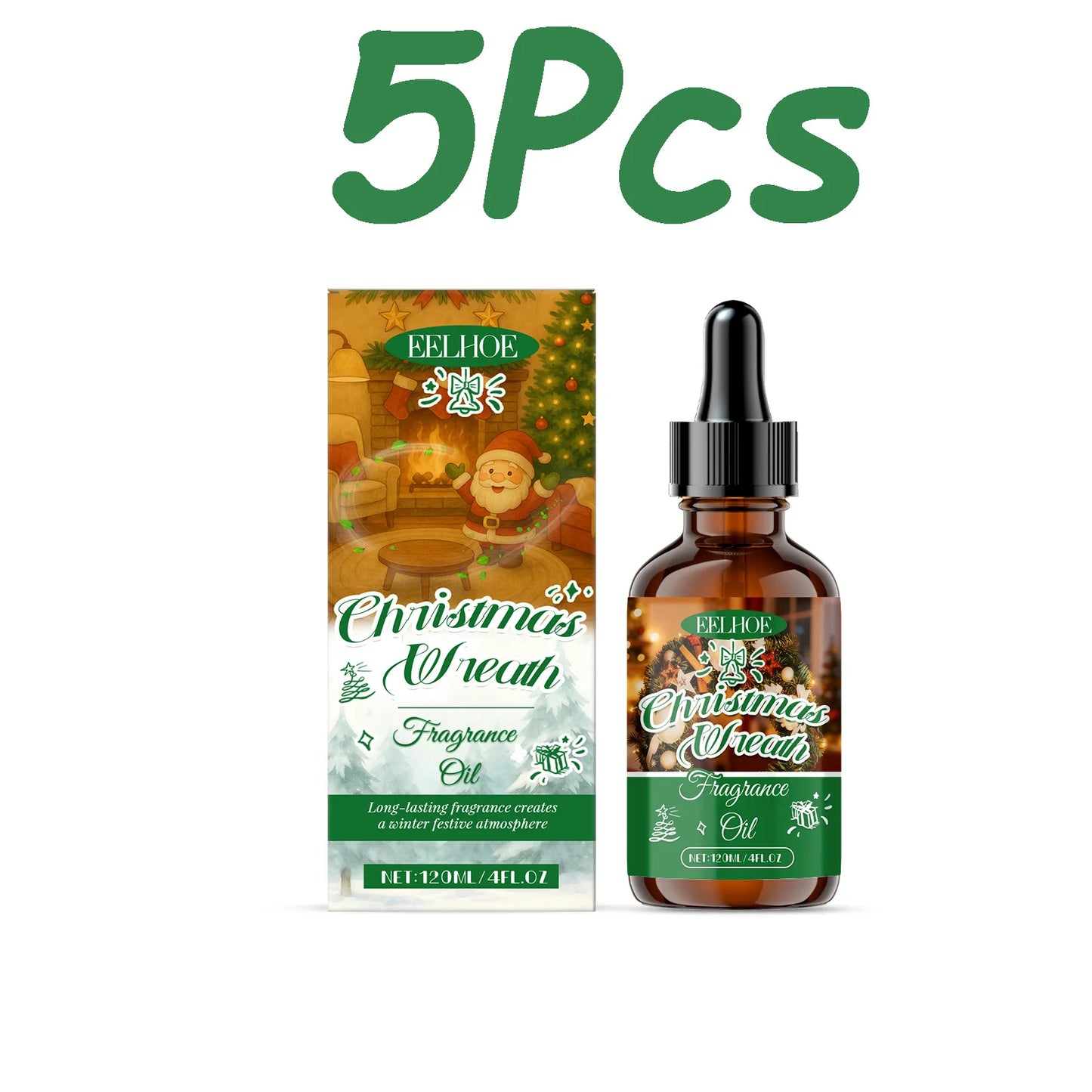 Christmas Aromatherapy Essential Oil 120ml – Holiday Diffuser