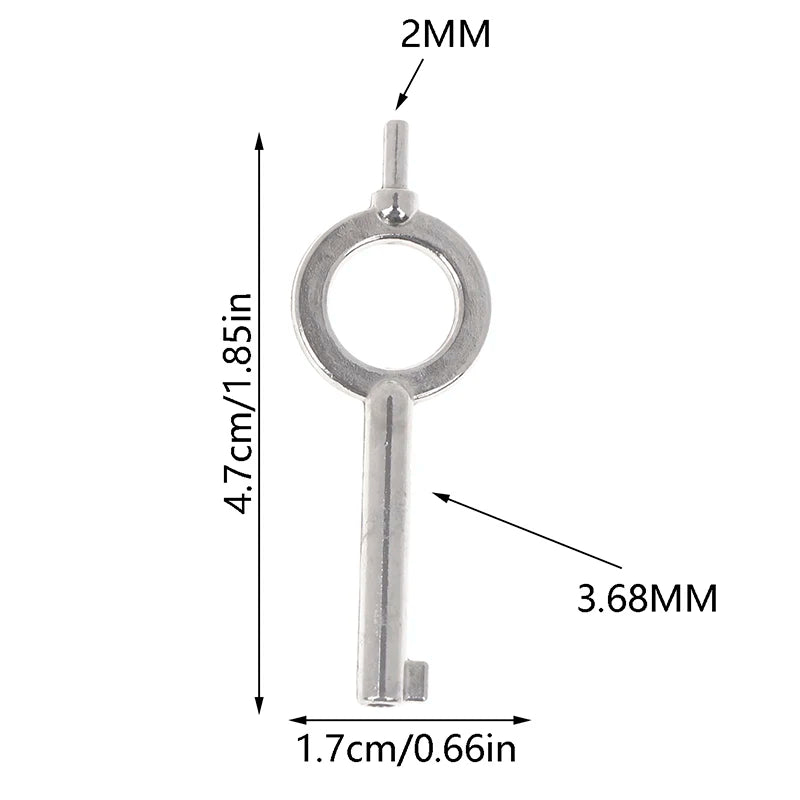 Universal Flat Handcuff Key – Zinc Alloy Lock Key with Keyring