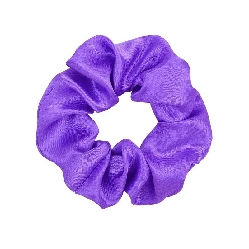 30-Pack Silk Scrunchies – Multicolor Elastic Hair Bands for Women Hair Scrunchie Set Peaceful Pleasures Health and Wellness