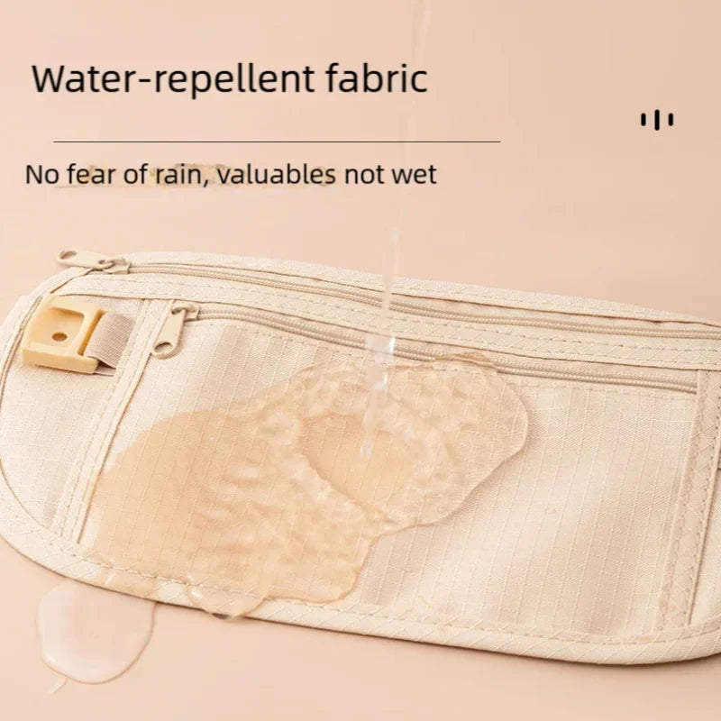Travel Anti-Theft Waist Bag, Ultra-Thin Invisible Fitness Belt Bag, Running Phone Case, Sporty Hidden Pouch for Security Peaceful Pleasures Health and Wellness