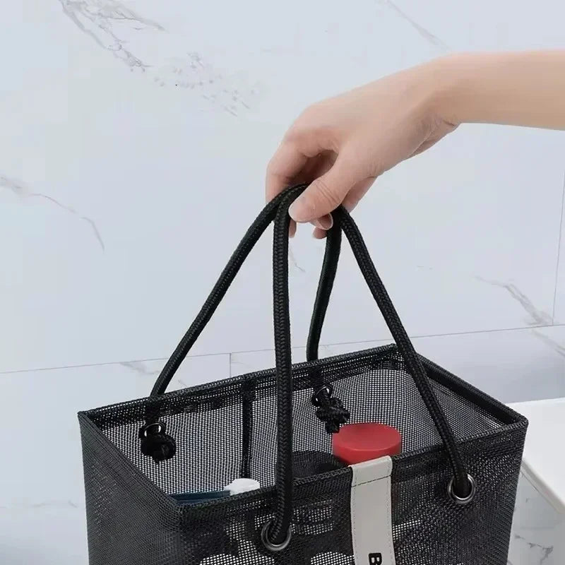 2026 Large Capacity Transparent Cosmetic Bag Portable Travel Shower Makeup Pouch Wash Handbag Toiletries Organizer Unisex Peaceful Pleasures Health and Wellness
