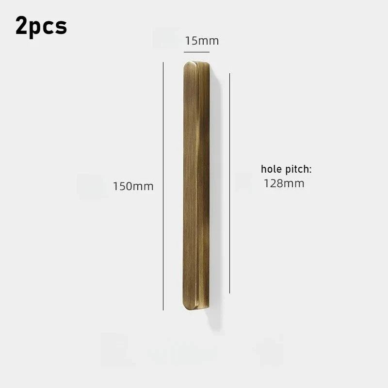 Pure Brass Antique Bronze Cabinet Drawer Handle & Door Knob
