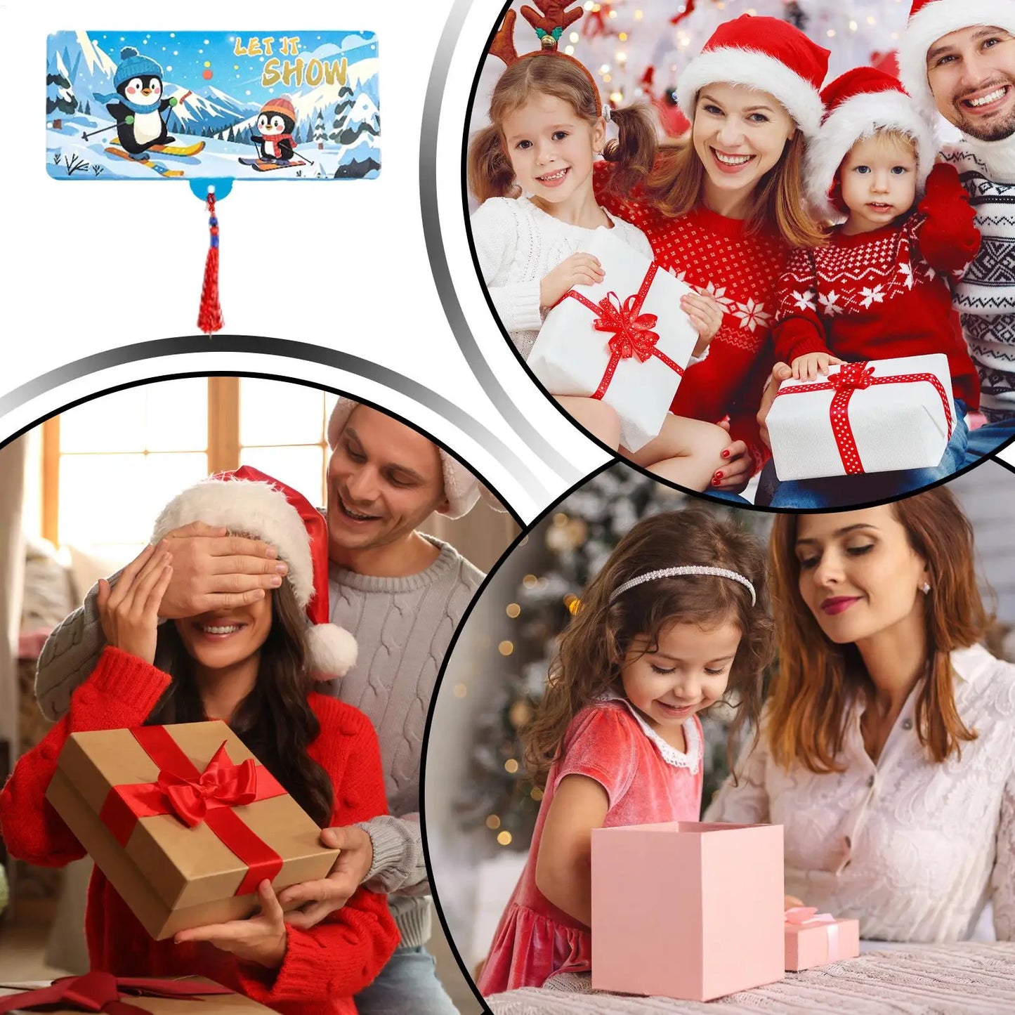 Christmas Money Holder Cards 10 Slots Storage Box Christmas Cash Holder For Neighbor Children Adults Friends Teachers Students Peaceful Pleasures Health and Wellness