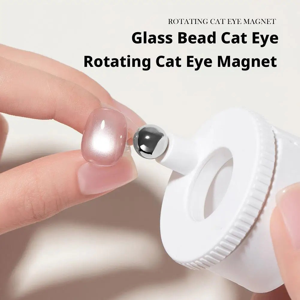 360° Rotating Cat Eye Nail Magnet | Glass Bead Gel Nail Tool