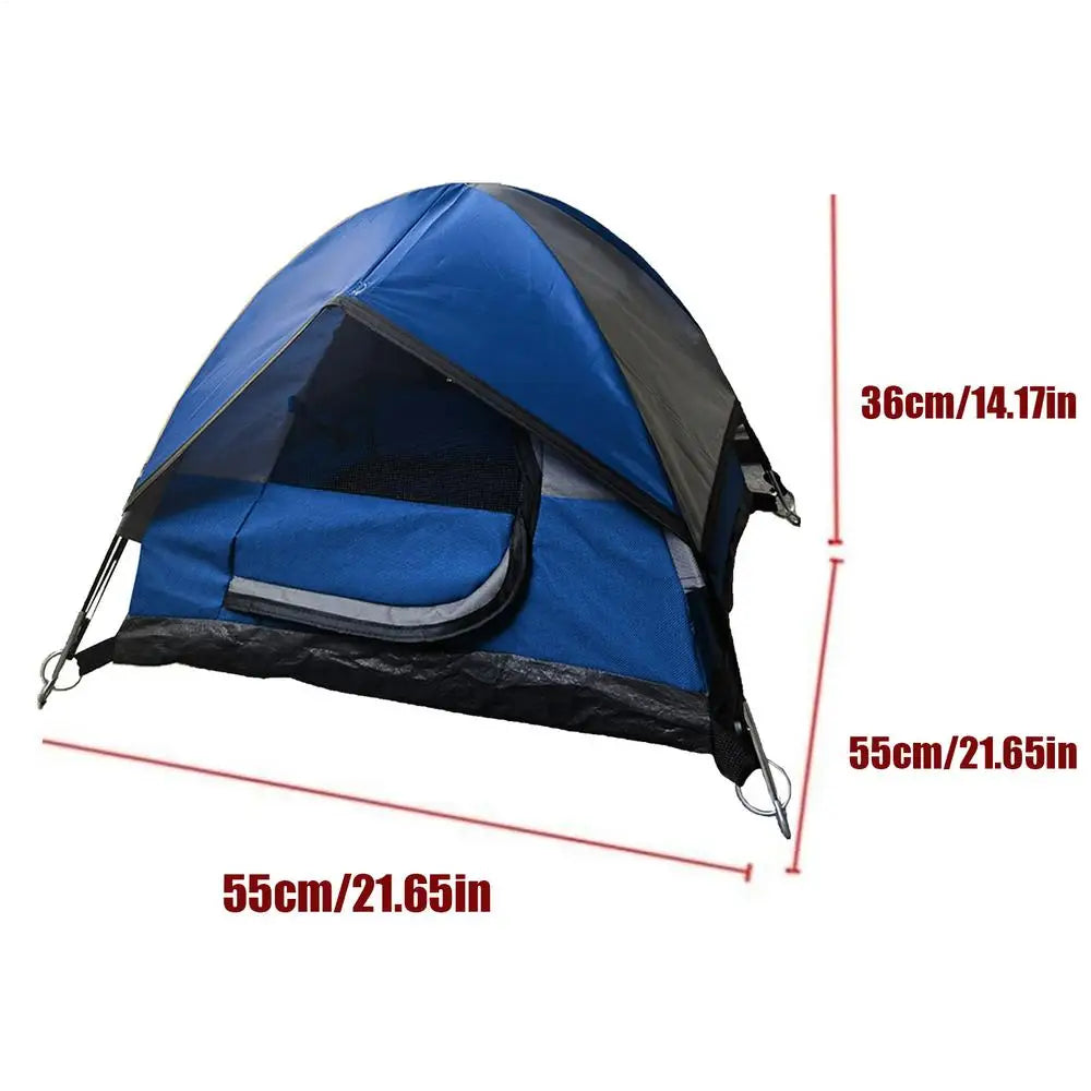 Cat Tent House Small Outdoor House Camping Tent For Pets Cat Tent For Outside Portable Pet Ten For Cats Dogs Small Pets Puppies Peaceful Pleasures Health and Wellness Blue Brazil
