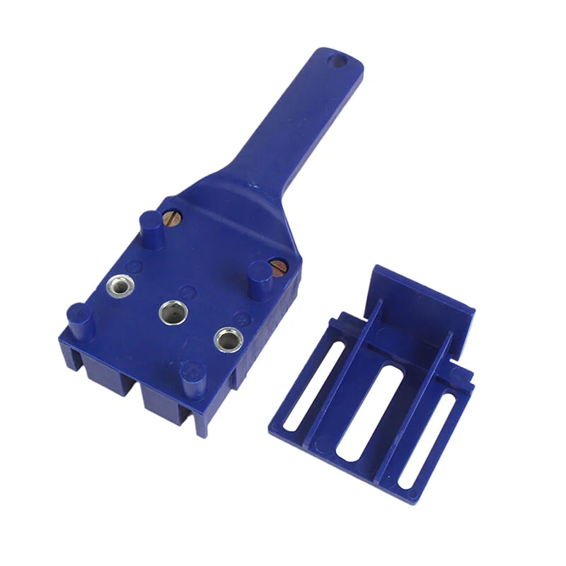 Pocket Hole Drill Guide | Straight Hole Locator for Woodworking Pocket Hole Jig Peaceful Pleasures Health and Wellness Blue