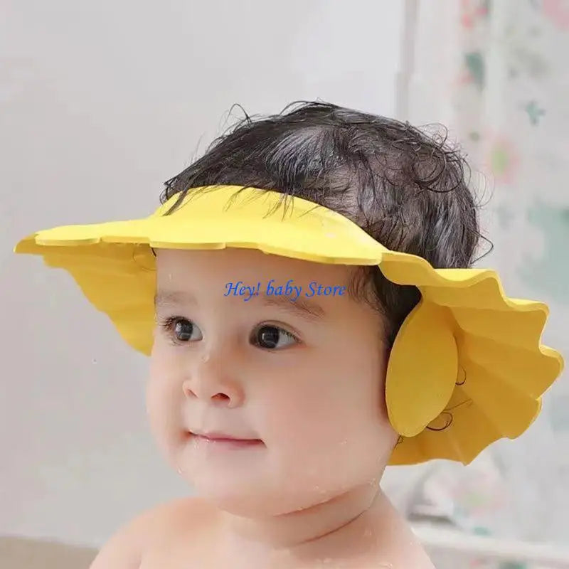 Adjustable Baby Shower Cap Shampoo Visor | Ages 0–6 Years Baby Bath Visor Peaceful Pleasures Health and Wellness