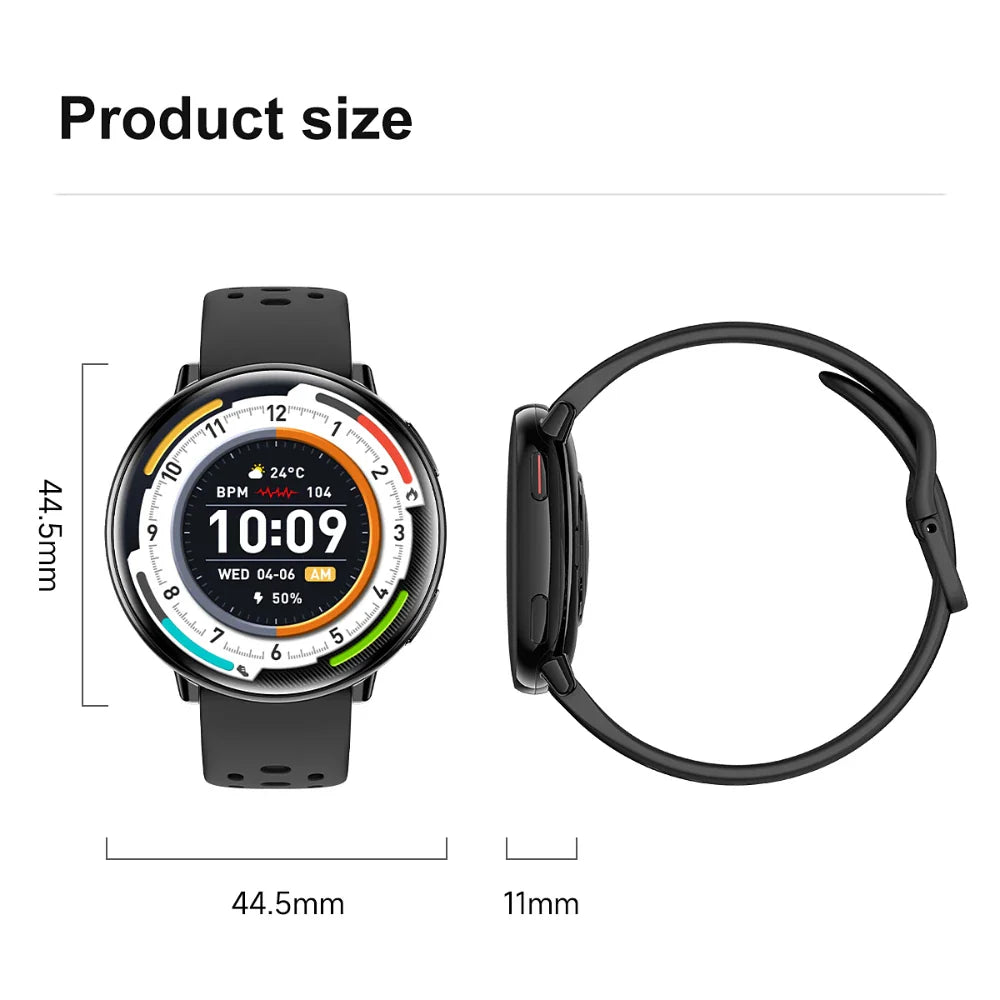 MINGCC 1.43" AMOLED Smartwatch – GPS, Fitness & Call