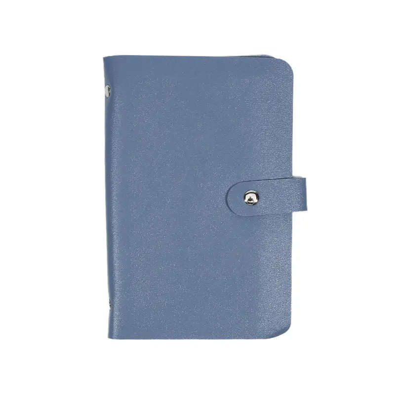 Savings Money Book Banknote Album Money Holder Solid Color Album Cash Collect Book Money Saving Organizer Photocard Holder Peaceful Pleasures Health and Wellness Blue