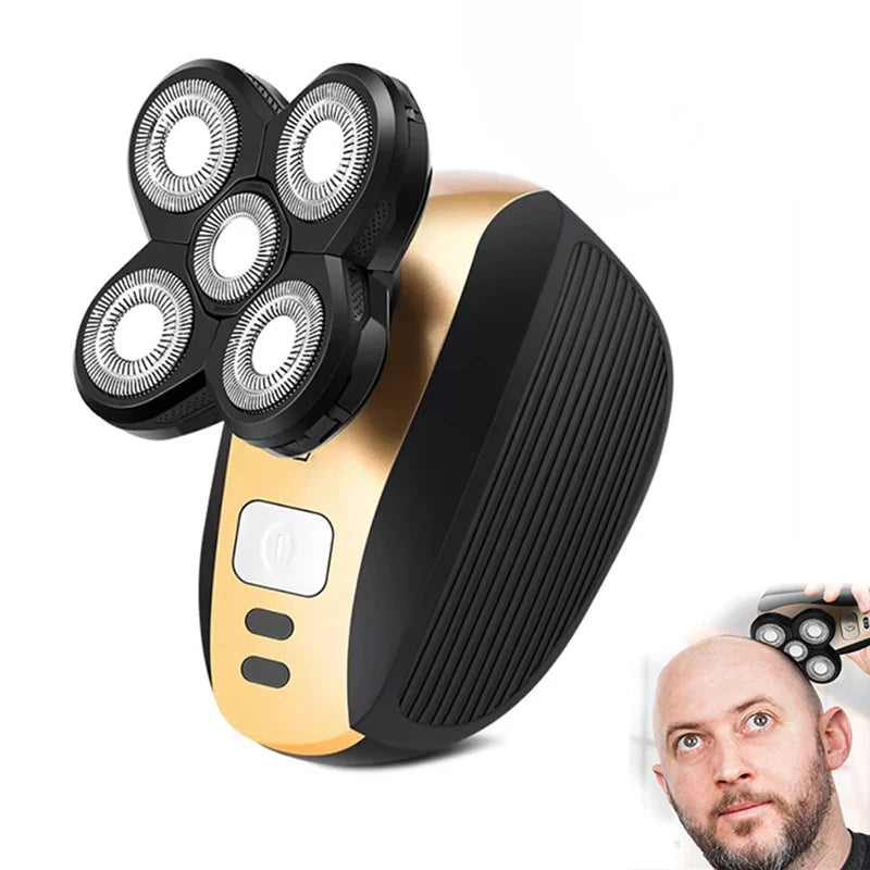 Electric shaver is suitable for men. USB rechargeable cordless electric shaving machine, beauty therapist, hairdressing tool. Peaceful Pleasures Health and Wellness