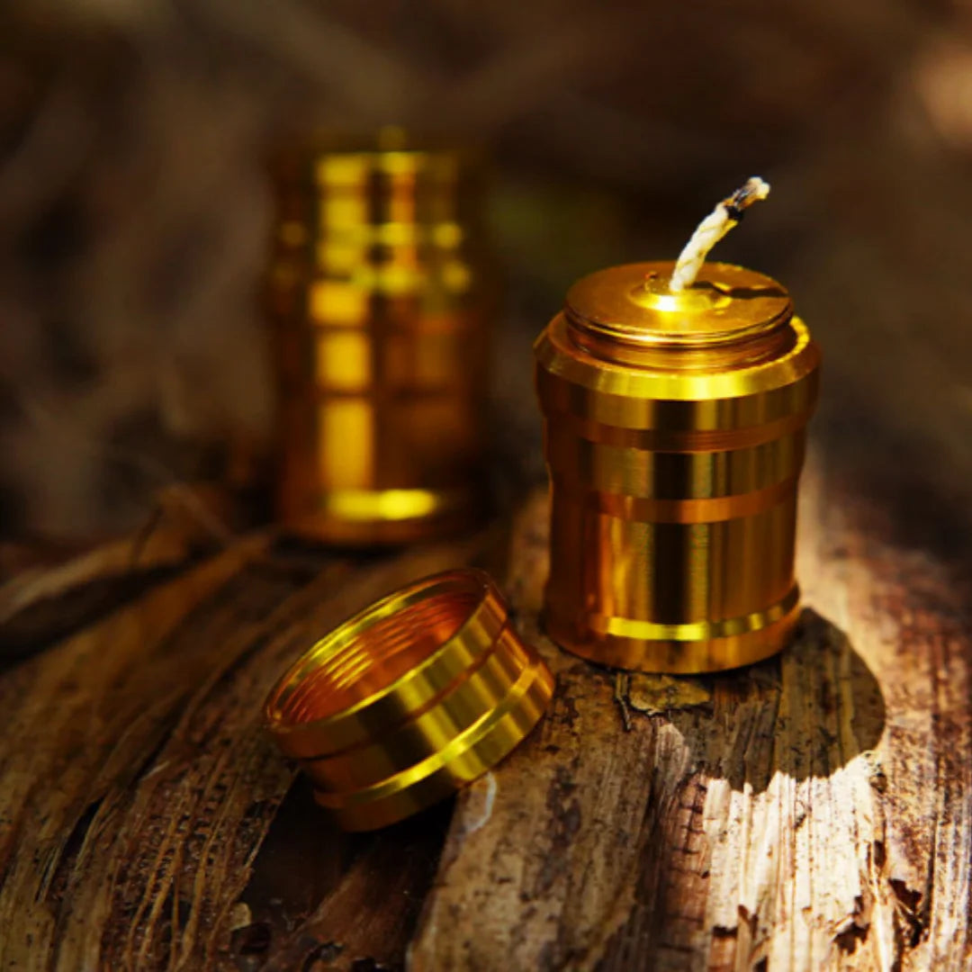 Portable Metal Mini Alcohol Burner Lamp Aluminum Alloy Alcohol Stove with Cotton Cord for Household Outdoor Camping Picnic Peaceful Pleasures Health and Wellness